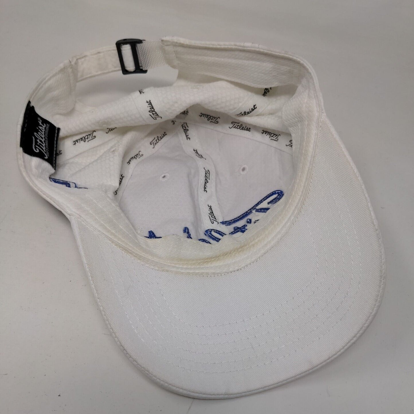 Titleist 2015 Mountain Monsoon Strapback Hat White One Size Embroidered 6 Panel
