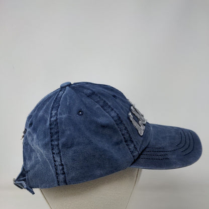 Lucky Slideback Hat Blue One Size Live Laugh Love Embroidered 6 Panel