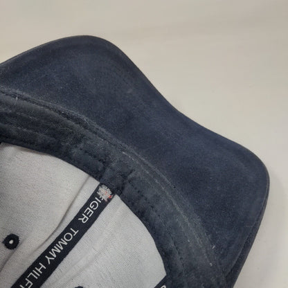 Tommy Hilfiger Slideback Hat Blue One Size Embroidered Adjustable 6 Panel