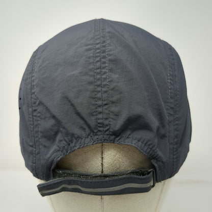 Northyard 5 Panel Hat Gray One Size Strapback Polyester Laser Cut Performance