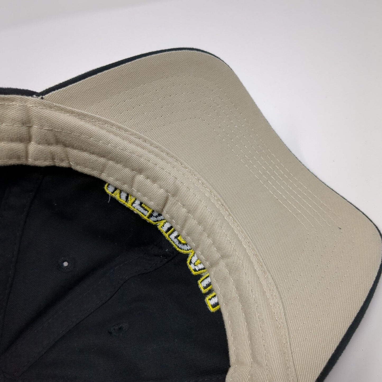 Kendall Strapback Hat Black One Size Adjustable Embroidered Pacific Headwear