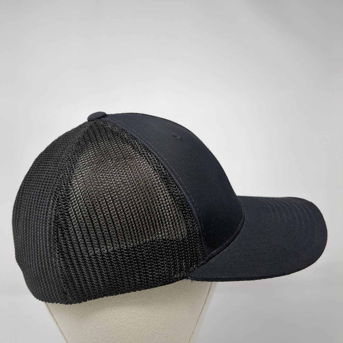 Crossfit South Boise Fitted Mesh Back Trucker Hat Black 6 7/8-7 3/8