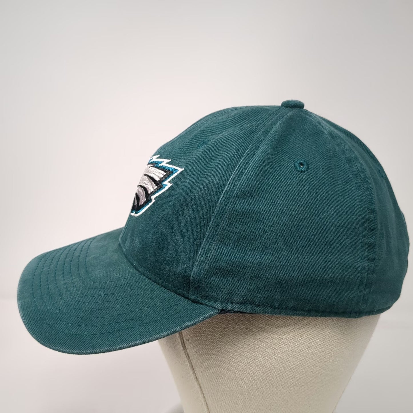 Philadelphia Eagles NFL Team Apparel Green One Size Strapback Embroidered Hat