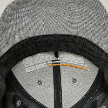 Cinch Baseball Cap Gray XL CNCH DNM Embroidery Stretch Fit Curved Brim Hat
