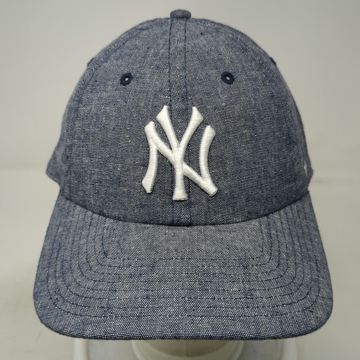 '47 New York Yankees MLB Baseball Cap Blue White One Size Cotton Slideback Hat