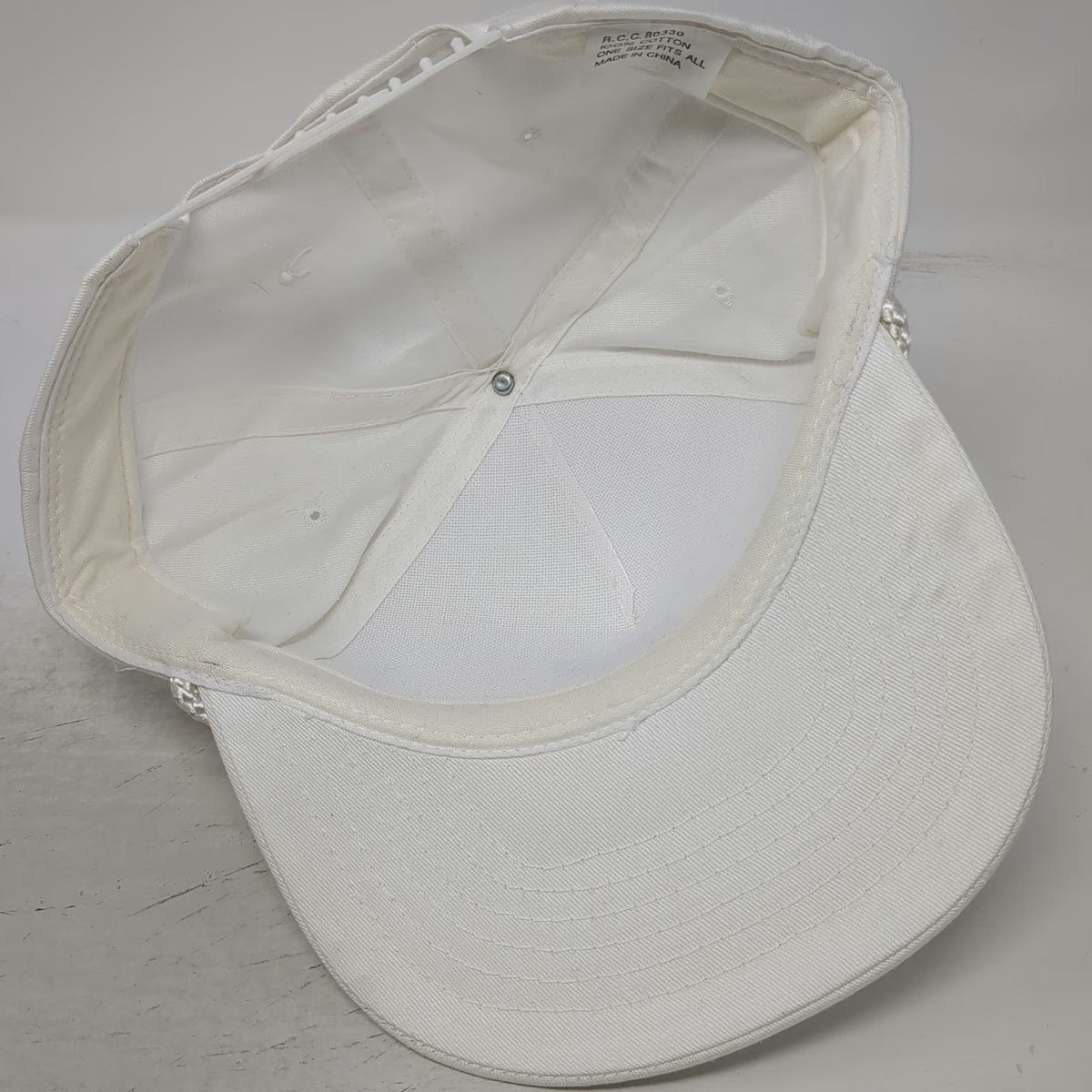 RCC ASC Pacific Building Solutions in Metal 5 Panel White One Size Snapback Hat
