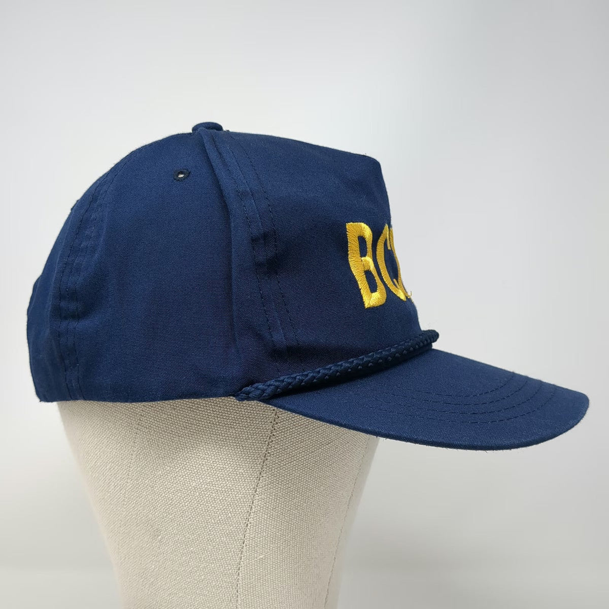Yupoong BCFD Baker City Oregon 5 Panel Blue One Size Rope Snapback Hat Logo