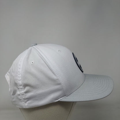 Travis Matthew The America River Club Snapback Hat White OS Flexfit Tech Yupoong