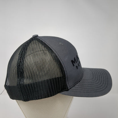 Maxim Defense Snapback Mesh Back Trucker Hat Gray One Size Richardson