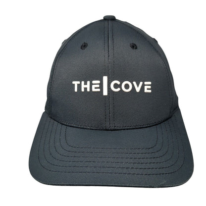 The Cove Strapback Hat Black One Size Adjustable 6 Panel Sport-Tek