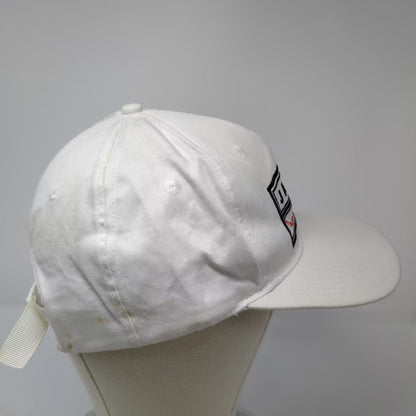 Jantzen White Baseball Cap One Size Embroidered Patch Diver Waves Hat Vintage