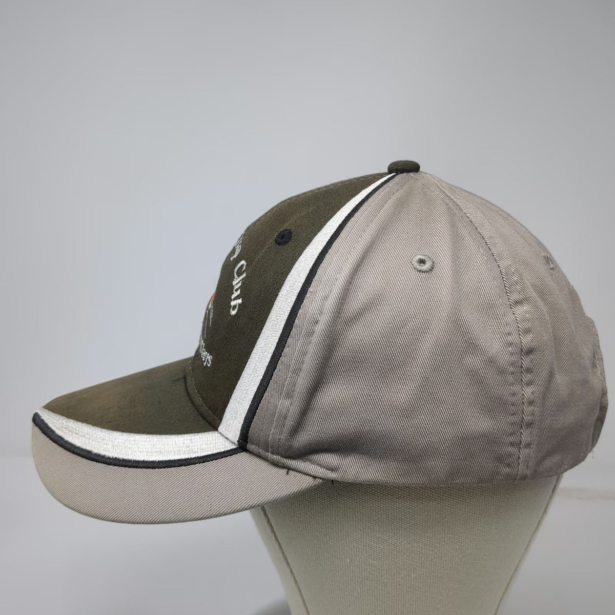 Burley Trap Club Sporting Clays Baseball Cap Green Gray One Size Hat Est 1986