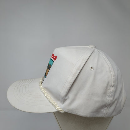 Taters Boise Idaho Snapback Hat White One Size Adjustable 6 Panel Rope Capital