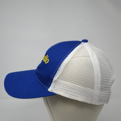 Don Julio Snapback Trucker Hat Blue One Size Mesh Back Colorblock