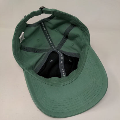 Under Armour Slideback Golf Hat Green OSFA Adjustable Embroidered Threadborne