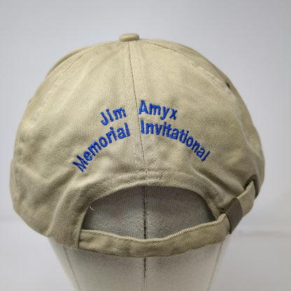 Cotton Deluxe Caps Spike Club Baseball Cap Beige OS Slideback Hat 1999 Vintage