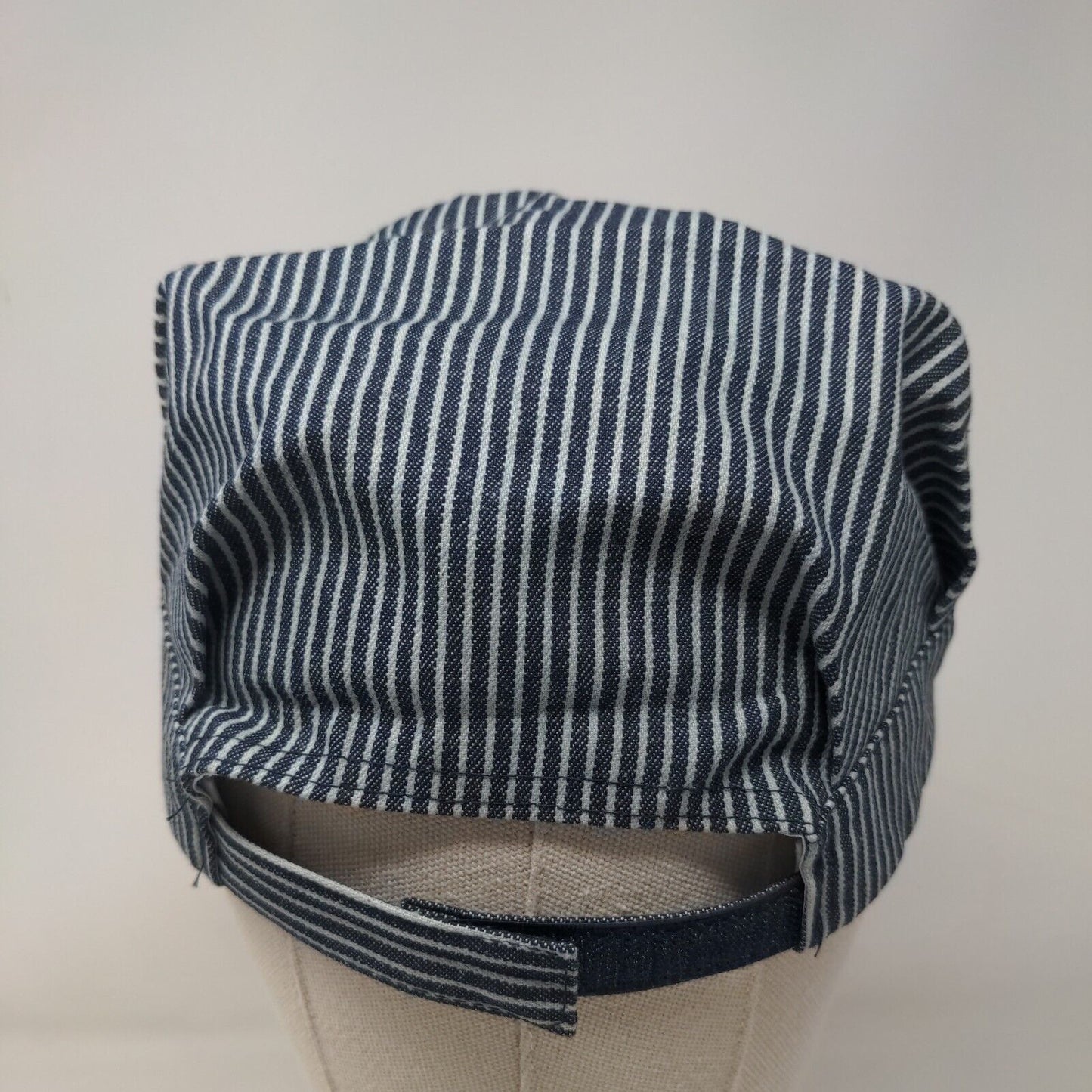 Unbranded Strapback Engineer Conductor Cap Multicolor Small Striped Blank Cotton