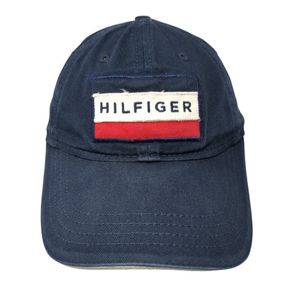 Tommy Hilfiger Slideback Hat Blue One Size Adjustable Solid 6 Panel