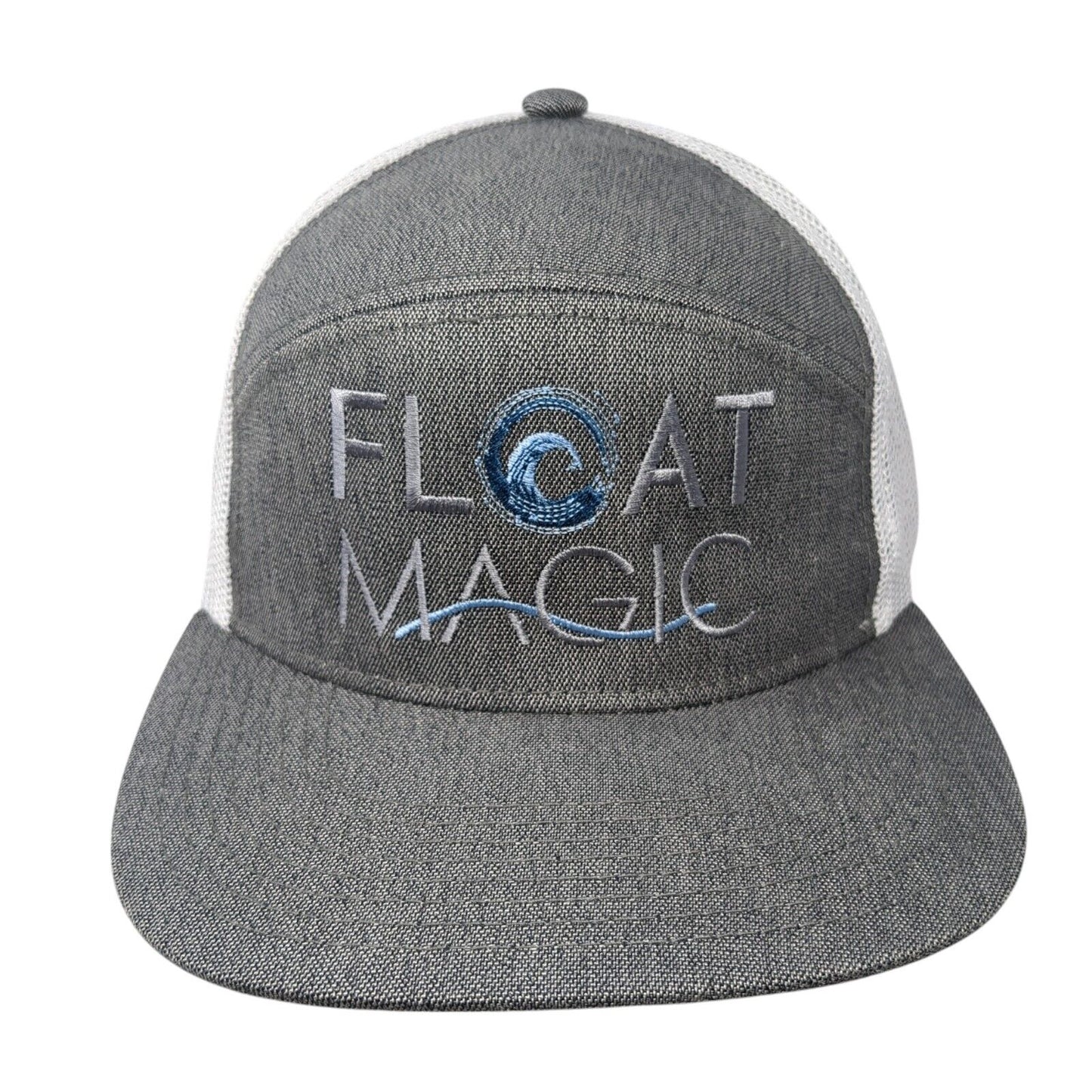 Float Magic Stay Salty Snapback Trucker Hat Gray OS Adjustable Pacific Headwear