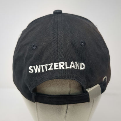 Alberto SA Baseball Cap Black One Size Switzerland Flag Embroidered Shield Hat
