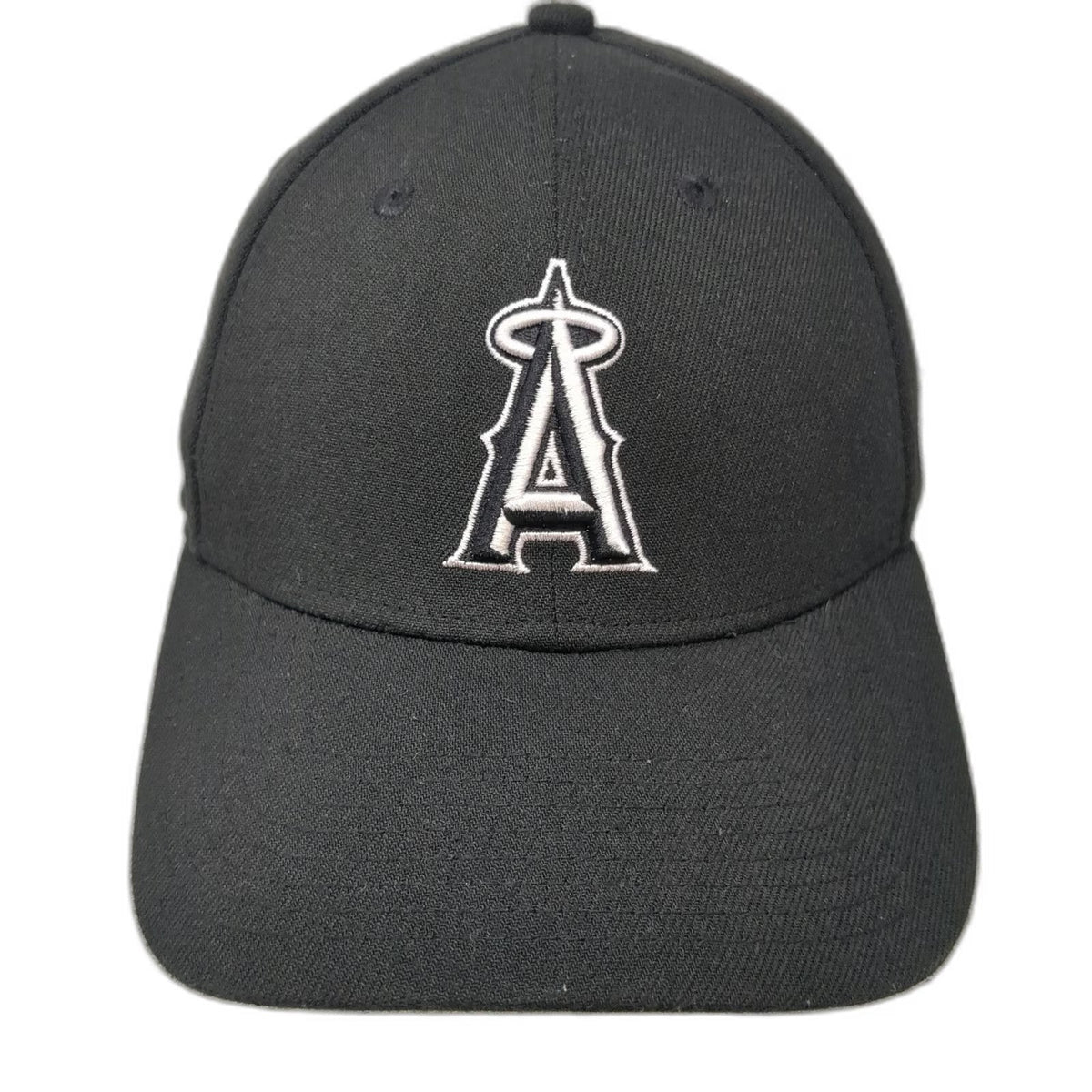 New Era 39THIRTY Baseball Cap Black M Los Angeles Angels MLB Stretch Fit Hat