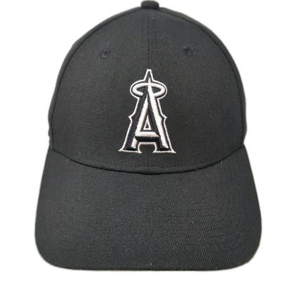 New Era 39THIRTY Baseball Cap Black M Los Angeles Angels MLB Stretch Fit Hat