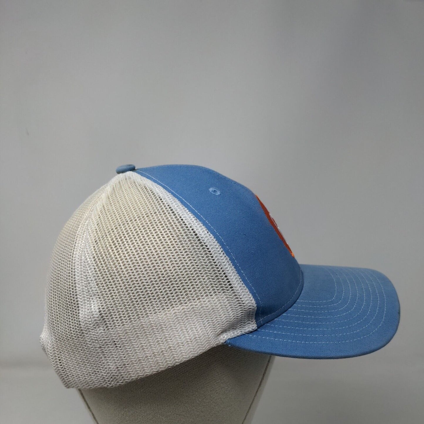 GMF Snapback Mesh Back Trucker Hat Blue One Size Colorblock Richardson