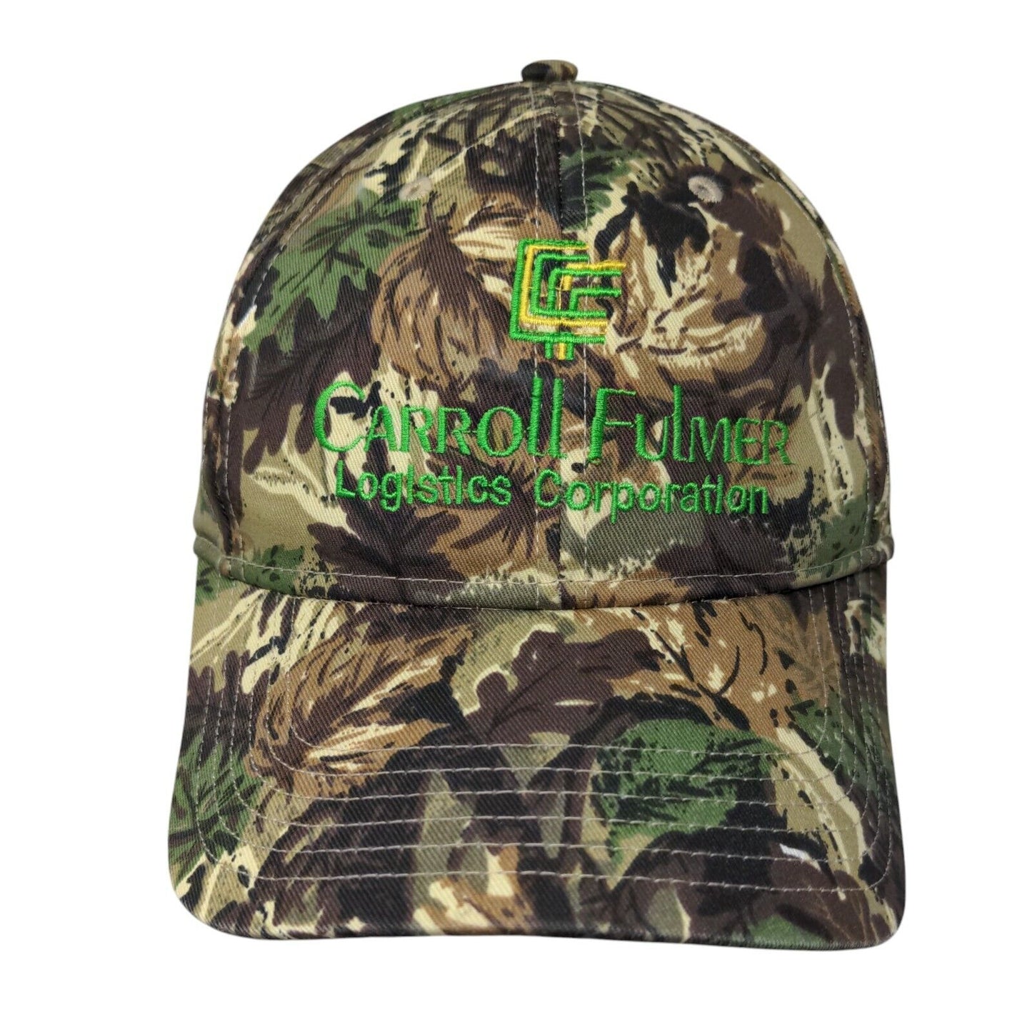 Carroll Fulmer Logistics Strapback Hat Camo OSFM Embroidered Otto