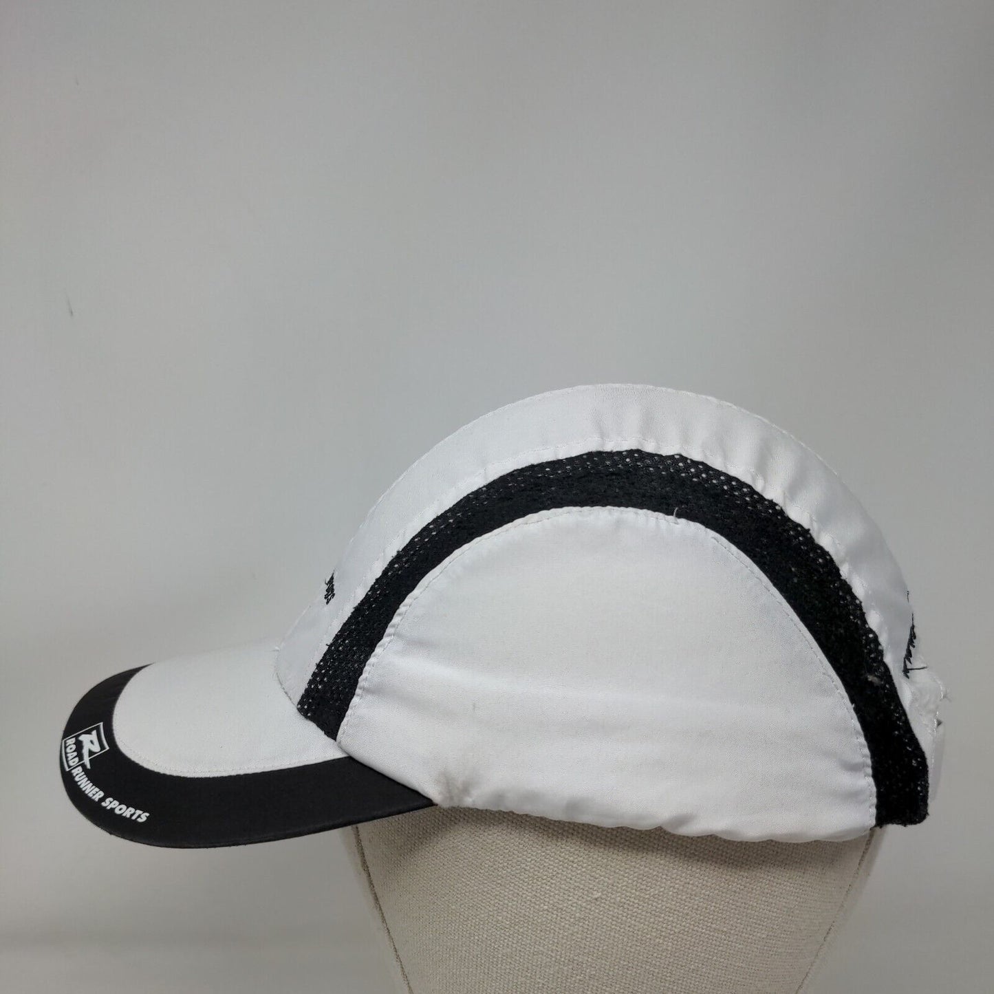 Road Runner Sports Strapback Hat White One Size Embroiodered Adjustable