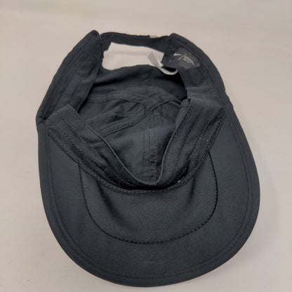 Nike Swoosh Strapback Hat Black OSFM Embroidered Dri-Fit Featherlight