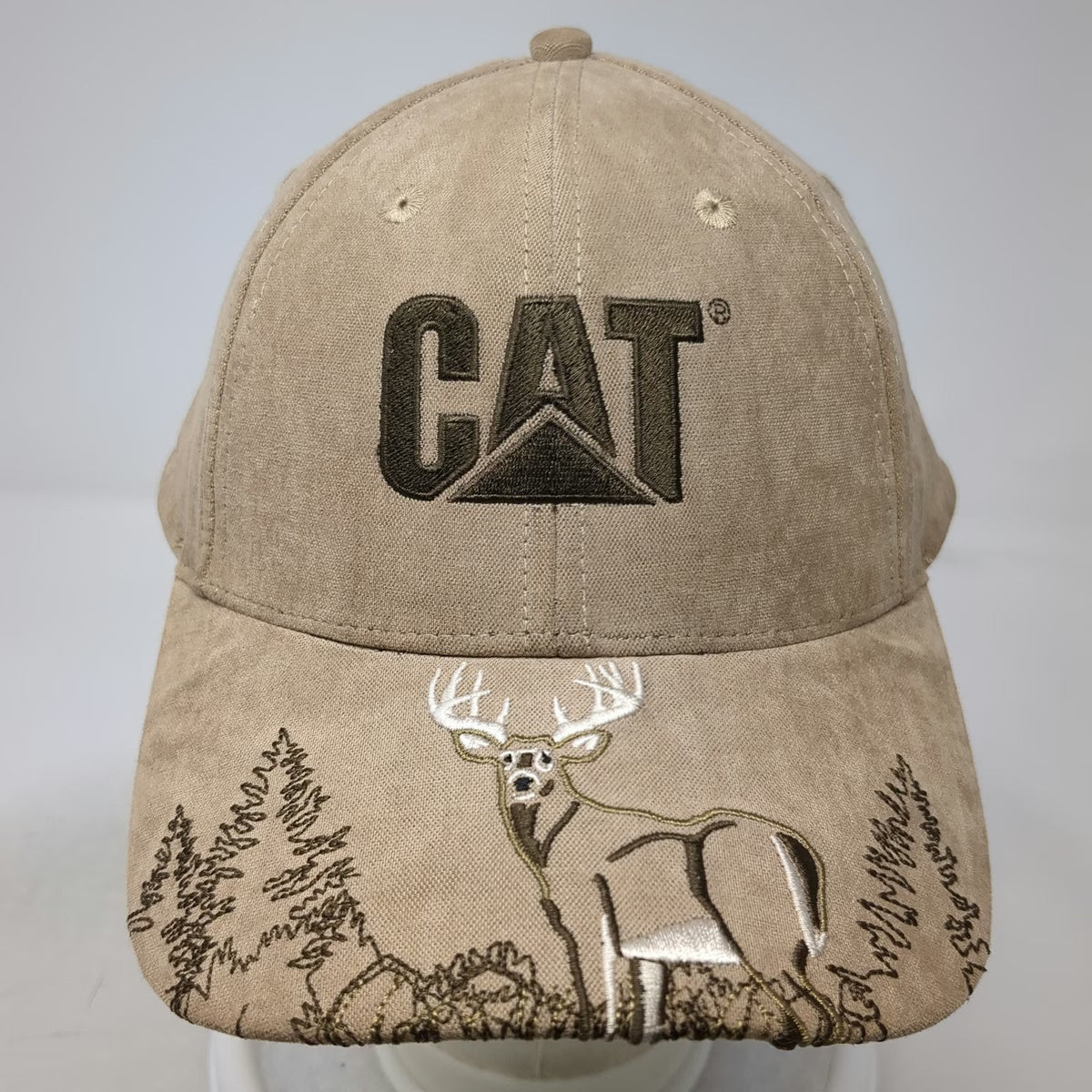 Caterpillar CAT Baseball Cap Brown One Size Western States Equipment Deer Hat