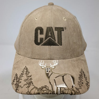 Caterpillar CAT Baseball Cap Brown One Size Western States Equipment Deer Hat