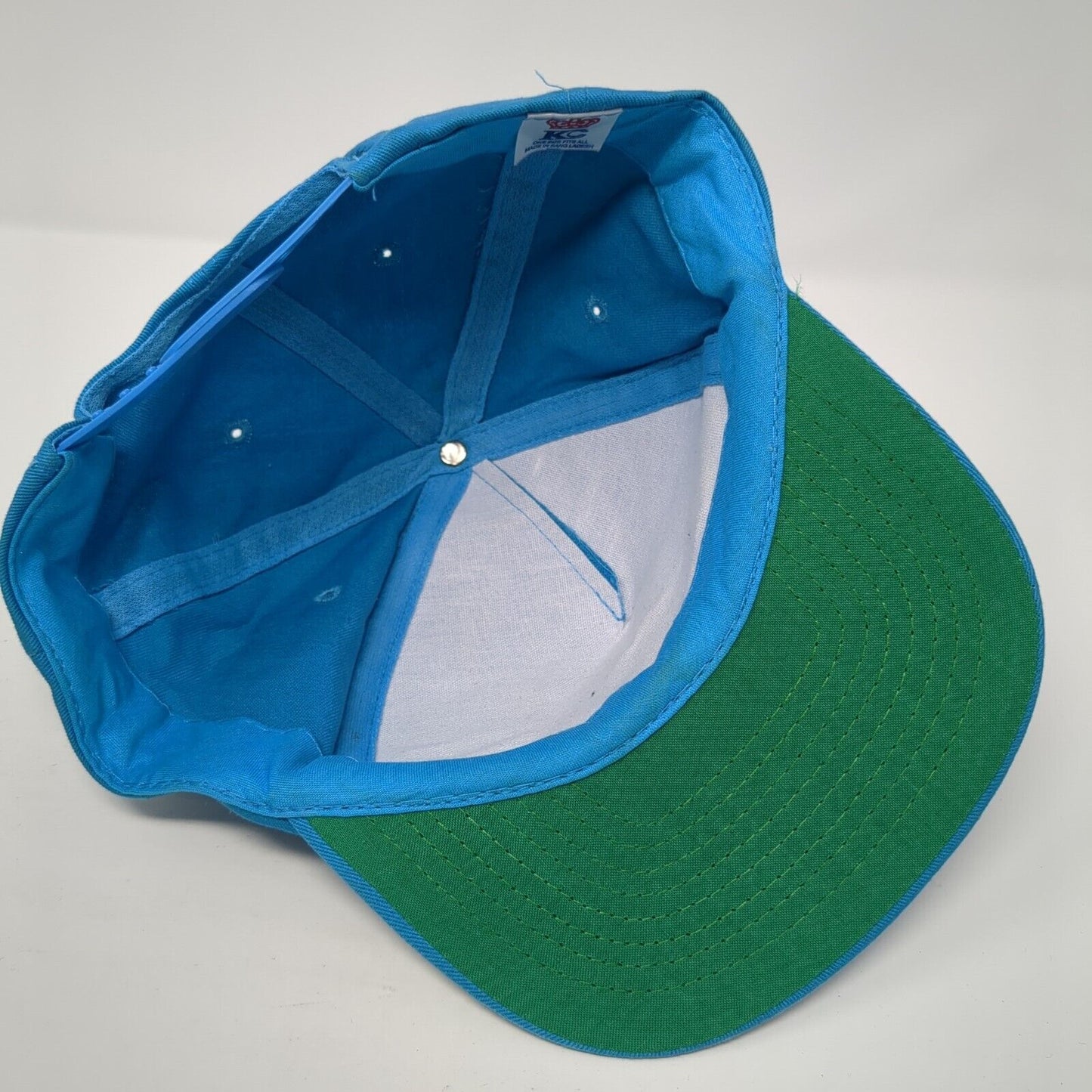 CSBG Kansas City 1998 Snapback Hat Blue One Size Solid Adjustable