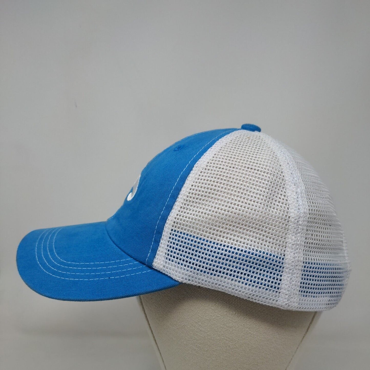 Costa Strapback Hat One Size Blue Mesh Back Embroidered Adjustable Strap