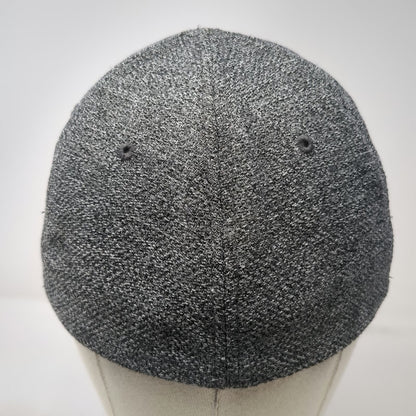 Flexfit Baseball Cap Gray M Silver Mtn Mountain Graphic Embroidered Hat