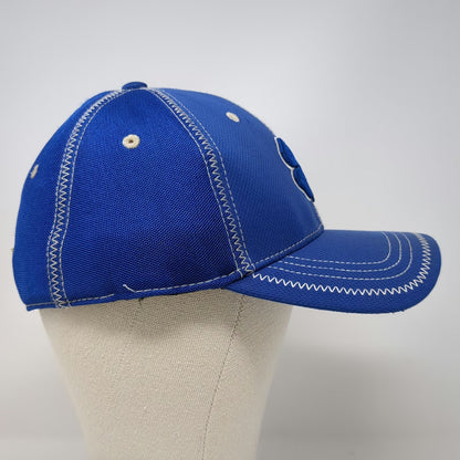Black Clover Baseball Cap Blue M Stretch Fit Logo Live Lucky Performance Hat