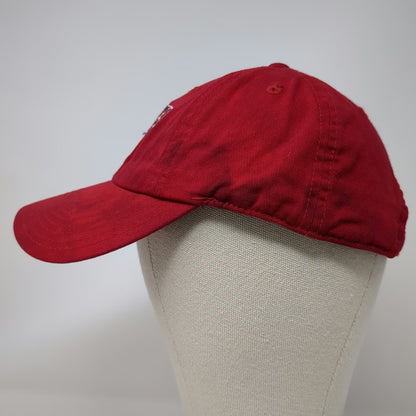 American Needle Baseball Cap Red One Size US Open 2011 Tennis Hat Slideback