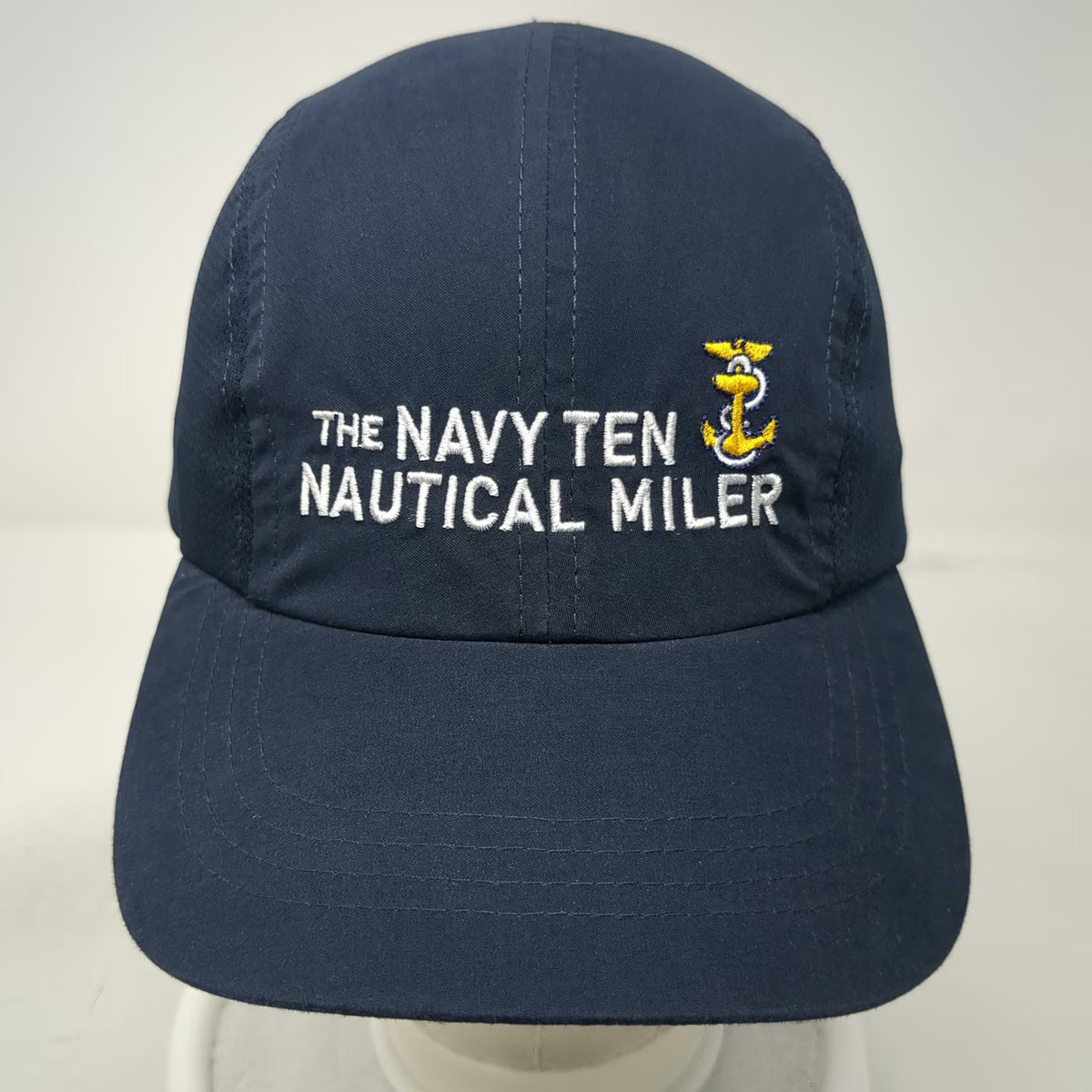 Headsweats Navy Ten Nautical Miler Blue One Size Baseball Cap Strapback Hat