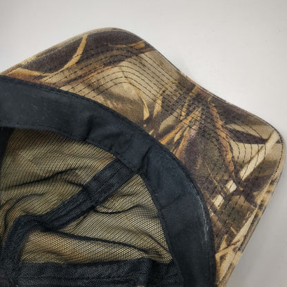 Cabela's Baseball Cap Brown One Size Camo Gore-Tex Strapback Hunting Outdoor Hat