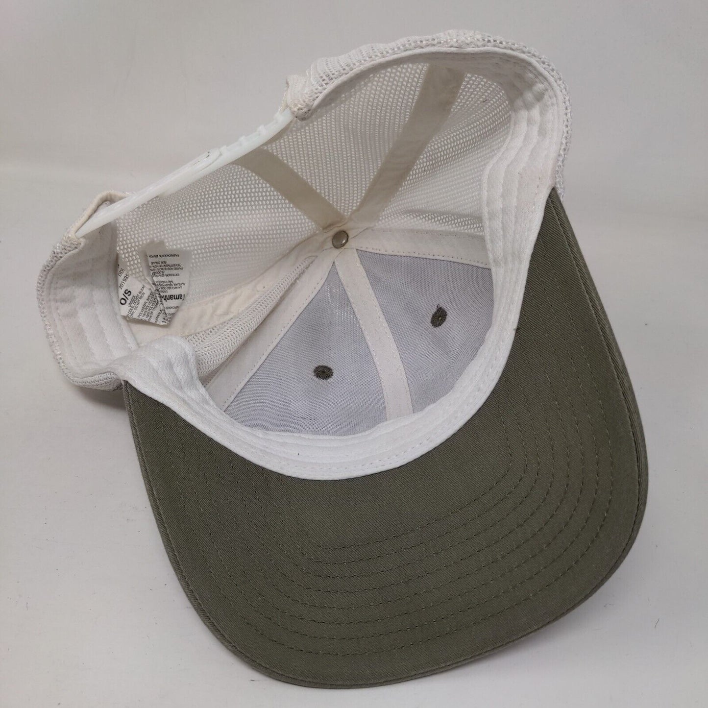 Columbia Mountain Patch Snapback Trucker Hat Brown One Size Mesh Back