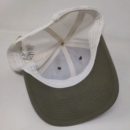 Columbia Mountain Patch Snapback Trucker Hat Brown One Size Mesh Back