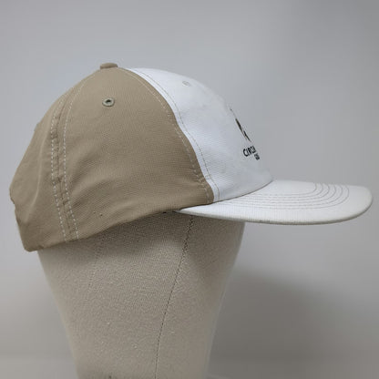 Imperial Baseball Cap White Beige One Size Circling Raven Golf Club Idaho Hat