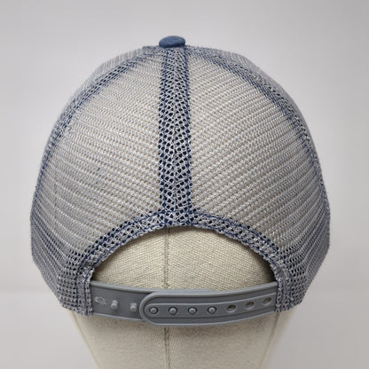 Bubba Gump Shrimp Co. Snapback Trucker Hat Blue One Size Adjustable Mesh Back