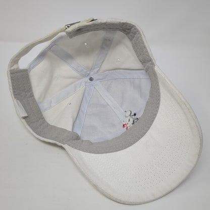 Little Me Slideback Baseball Cap White One Size Adjustable Embroidered Vista