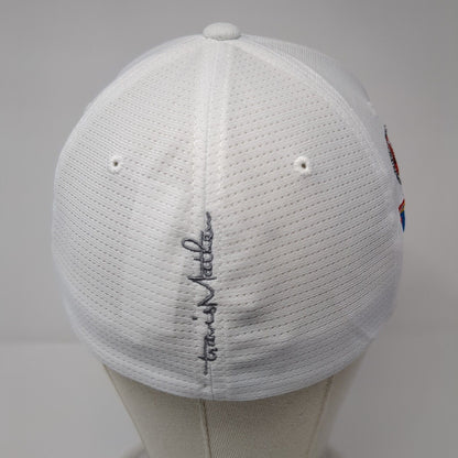 Teens 2 Trades Fitted Hat White S-M Stretch Flexfit Travis Mathew