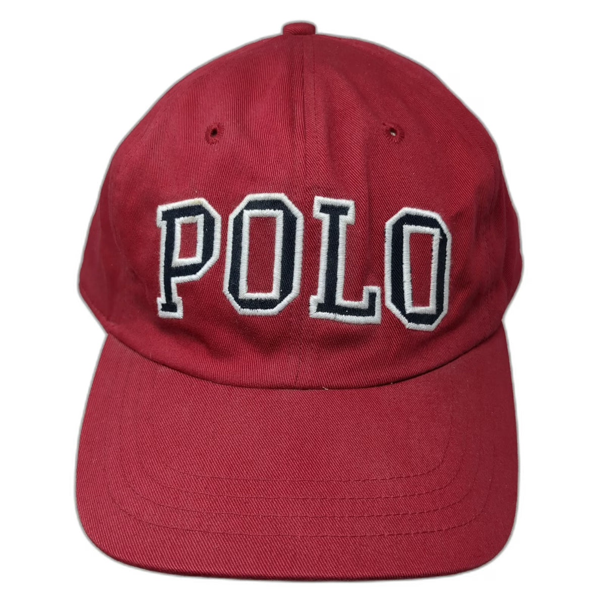 Polo Sport Baseball Cap Red XL Fitted American Flag Embroidered Cotton Hat