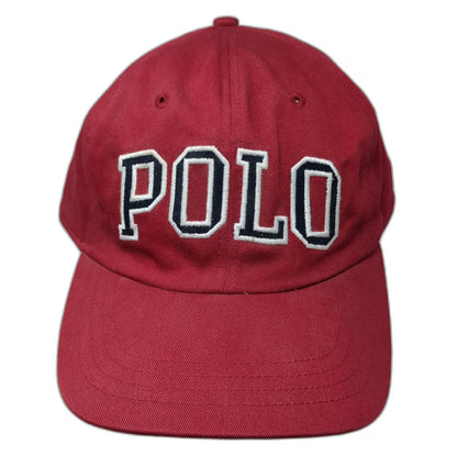Polo Sport Baseball Cap Red XL Fitted American Flag Embroidered Cotton Hat