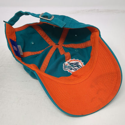 Miami Dolphins NFL Reebok Cap Blue Orange One Size Slideback Embroidered Hat