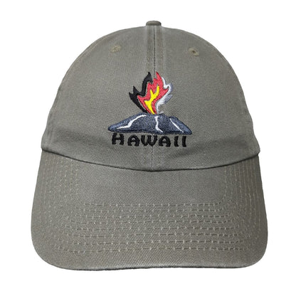 Blue 84 Baseball Cap Green One Size Hawaii Volcano Embroidered Adjustable Hat