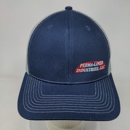 Perma-Liner Industries Snapback Mesh Back Trucker Hat Blue Adult Colorblock